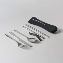 Load image into Gallery viewer, Mizu Cutlery Set With Straw
